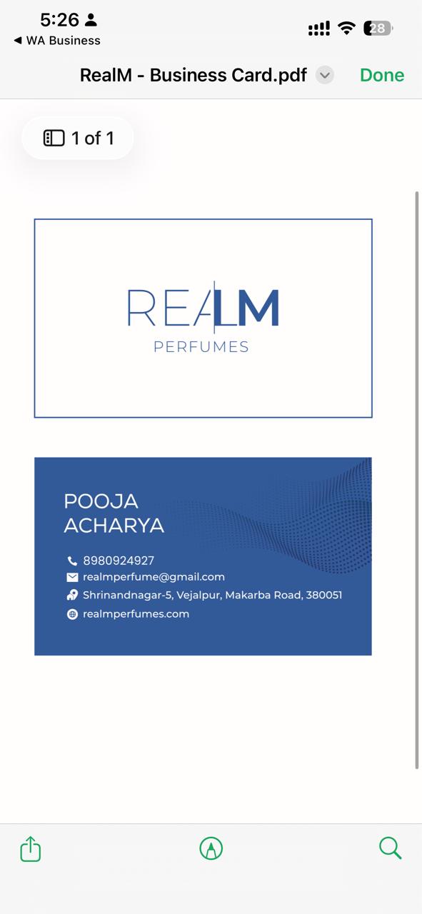 Realm perfumes